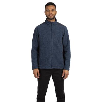 Heren farantino fleece jacket (smokey blauwe streep)