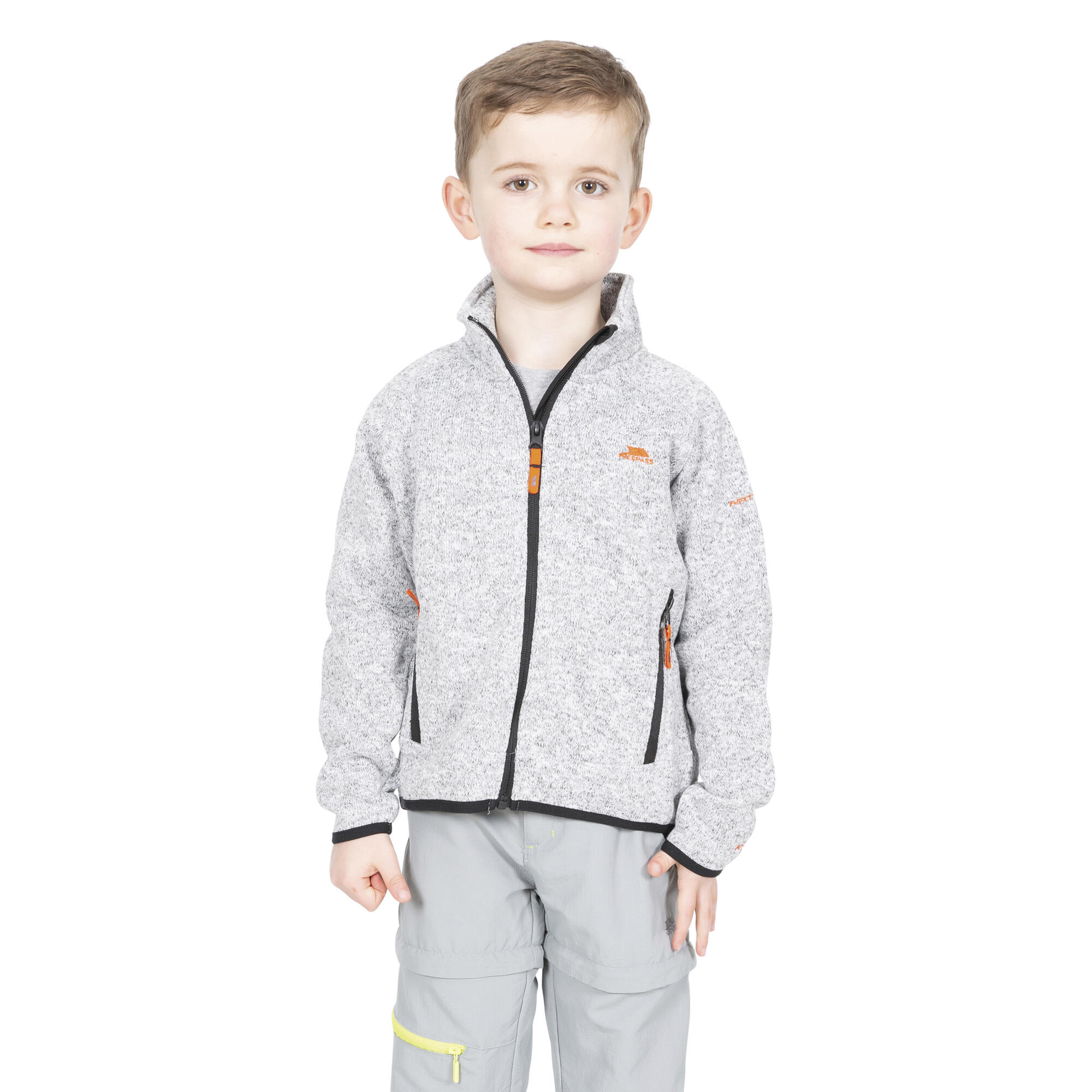 Giacca in pile Mario per bambini (grigio)