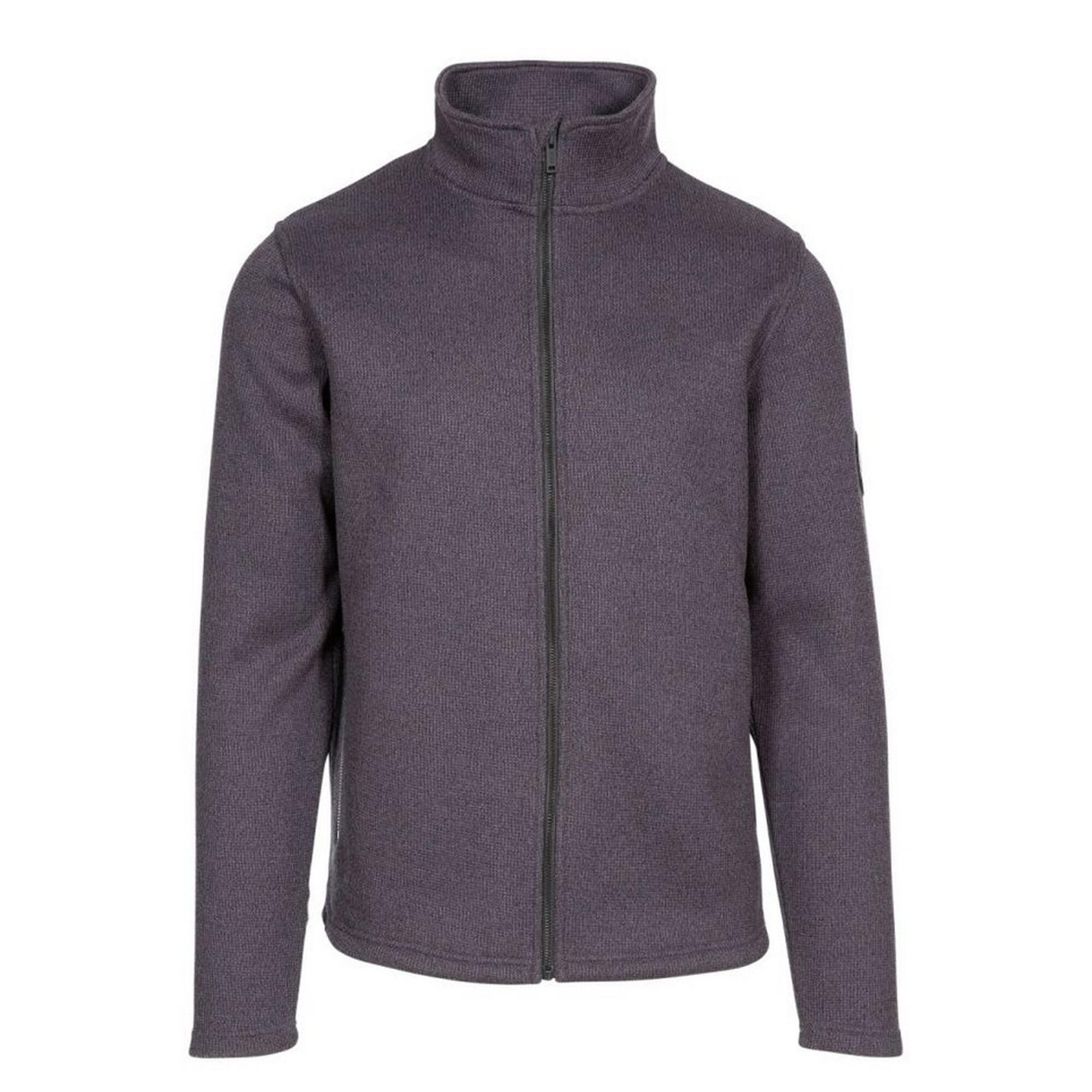 BENSON Men's Fleece Jacket (Heather Black)