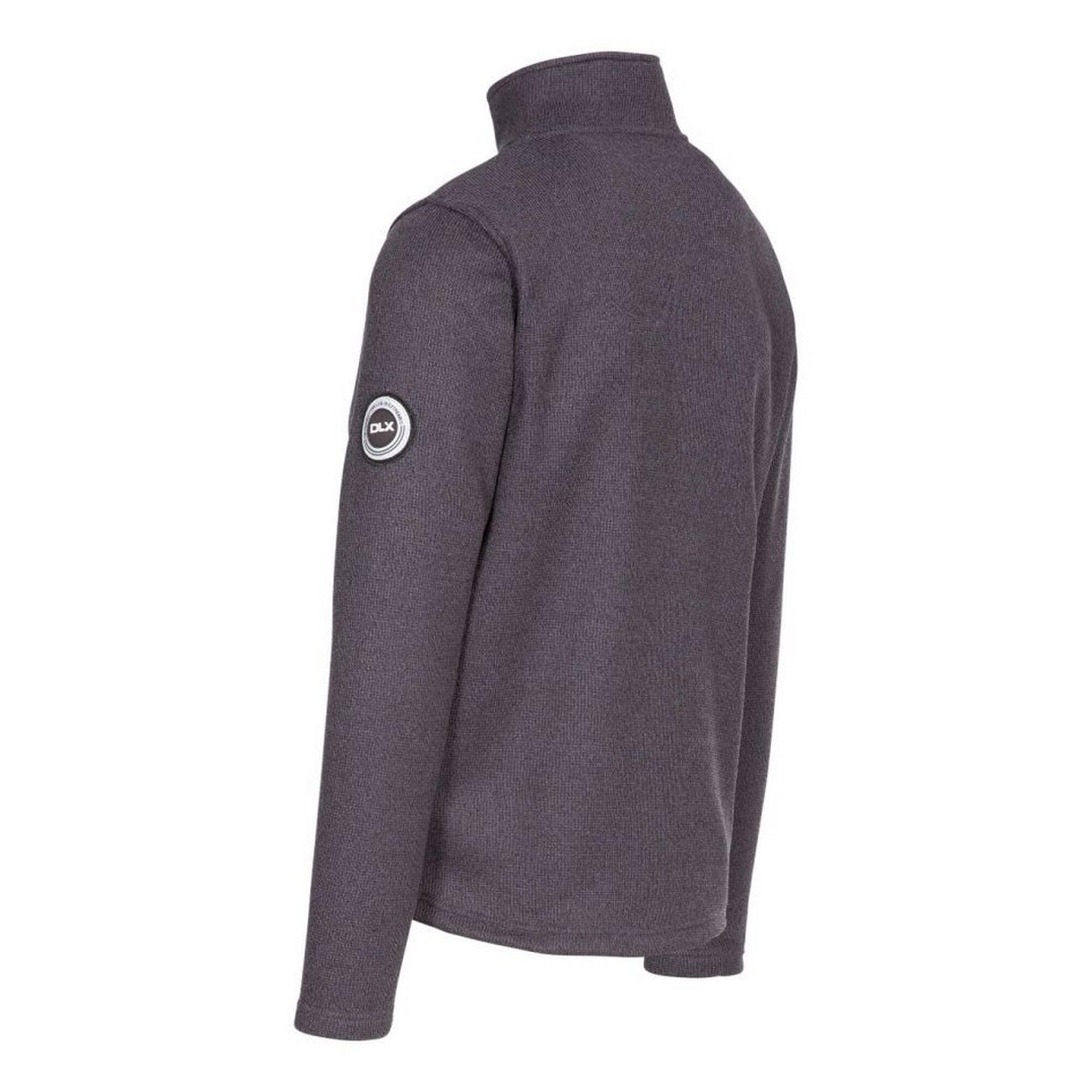 Uomo Giacca in pile BENSON (Heather Black)