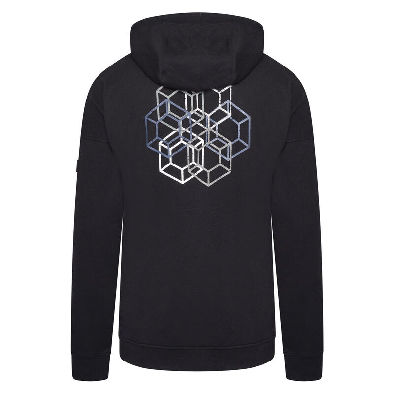 Sudadera Distinctly Geométrico para Hombre Negro