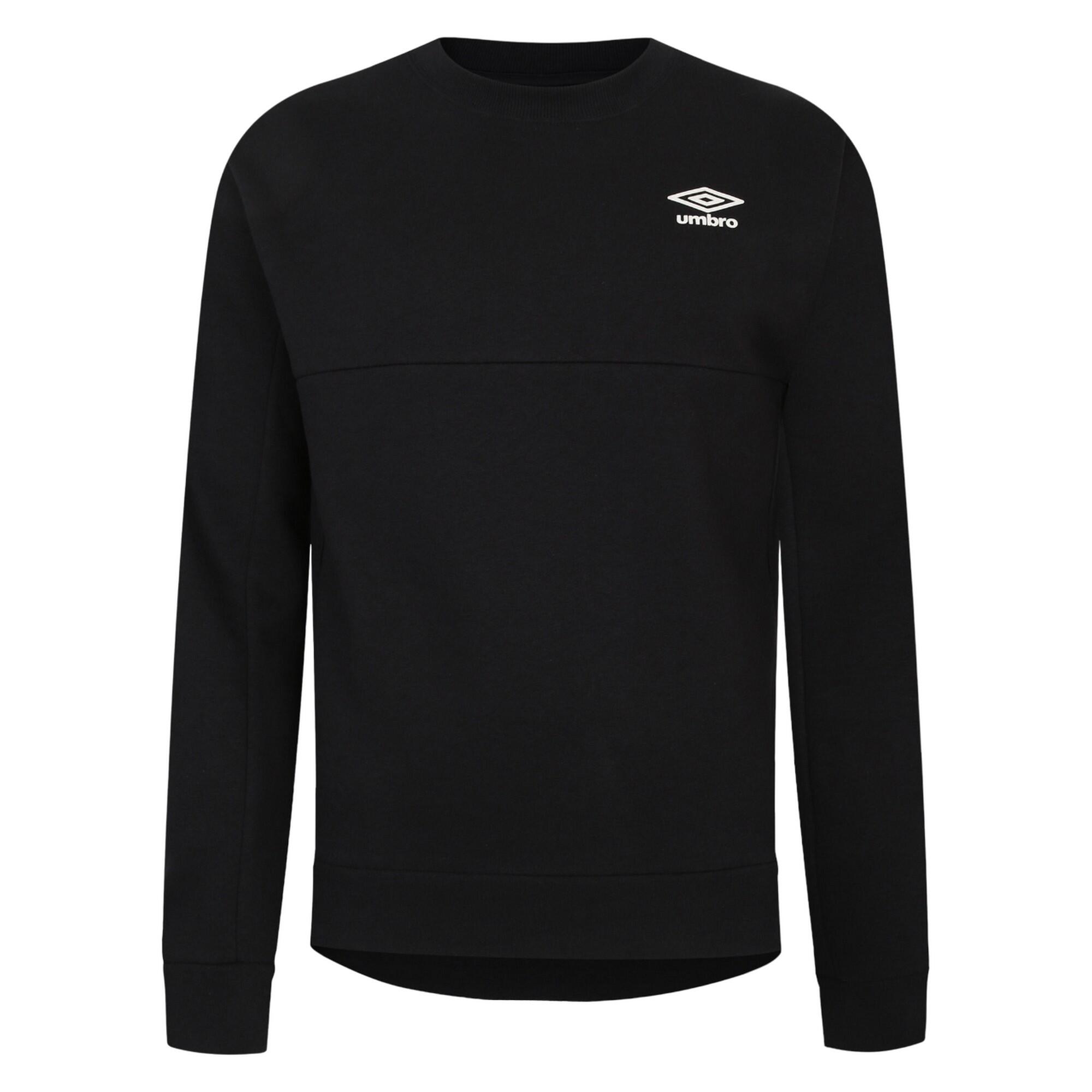 Mens Pro Fleece Crew Neck Sweatshirt (Black) | Decathlon