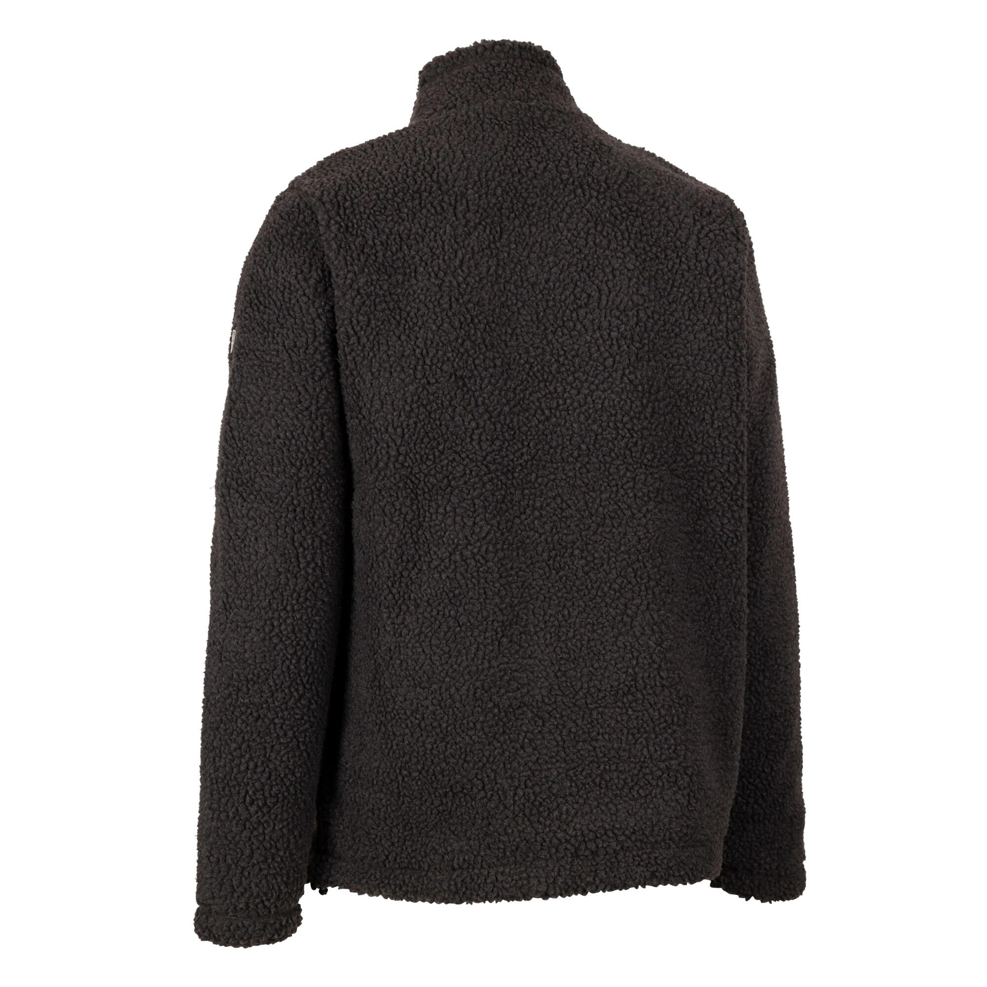 Giacca In Pile Uomo Trespass Buck Grigio Scuro 2/5