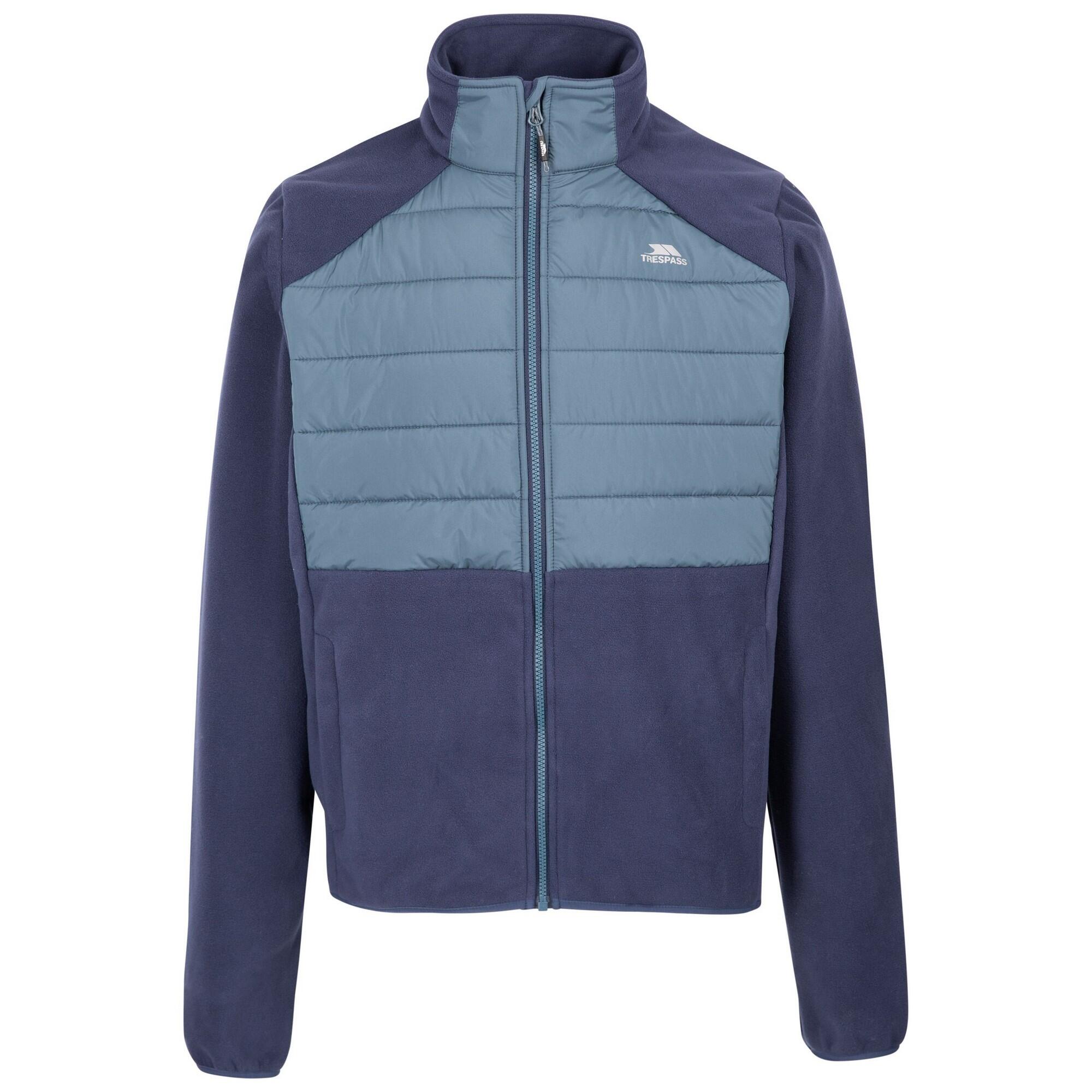 TRESPASS Mens Maguire TP75 Fleece Jacket (Navy)