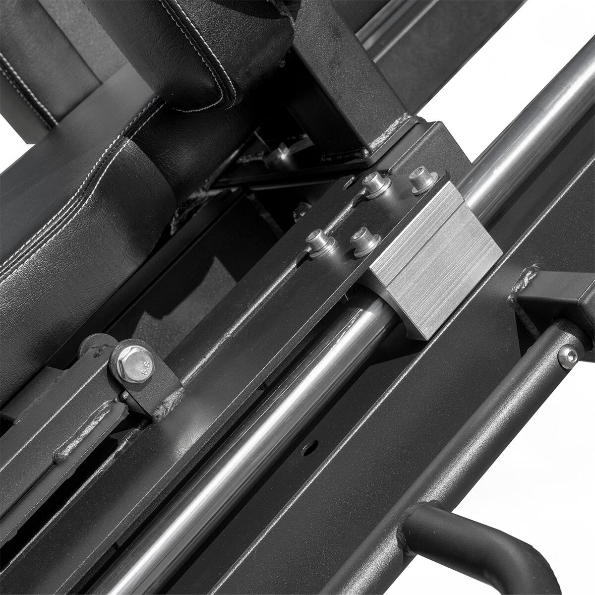Verstellbare Oberschenkelpresse "Leg press" aus Titan-Stahl 4/5