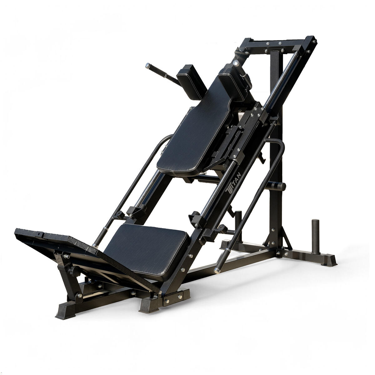 Verstellbare Oberschenkelpresse "Leg press" aus Titan-Stahl 2/5