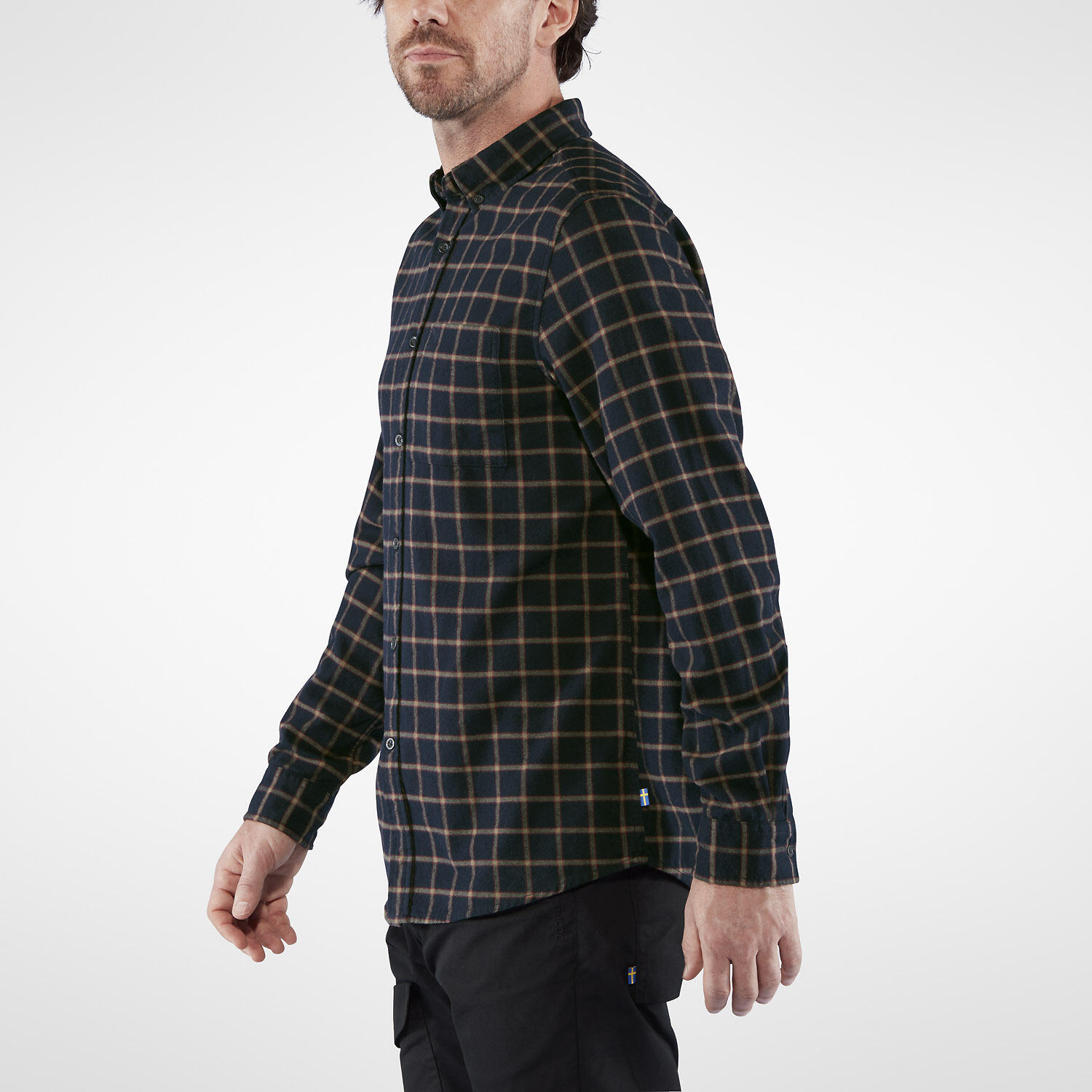 FJALLRAVEN Langarmhemd Övik Flannel Shirt M 7/7