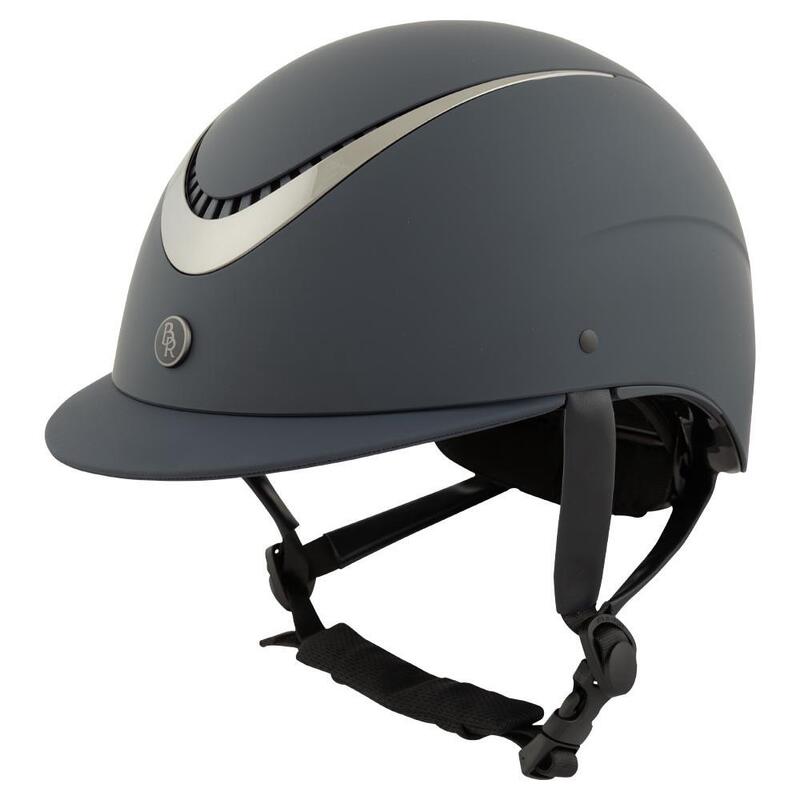 Casco da equitazione con visiera standard BR Equitation Thêta Painted