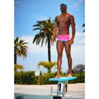 Slip da uomo Aqua Sphere Essential 14 cm - Rosa/Verde - UK 34 2/6