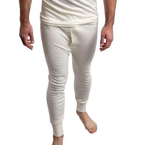 Mens Merino Wool Blend Long Johns Thermal Base Layer Pants