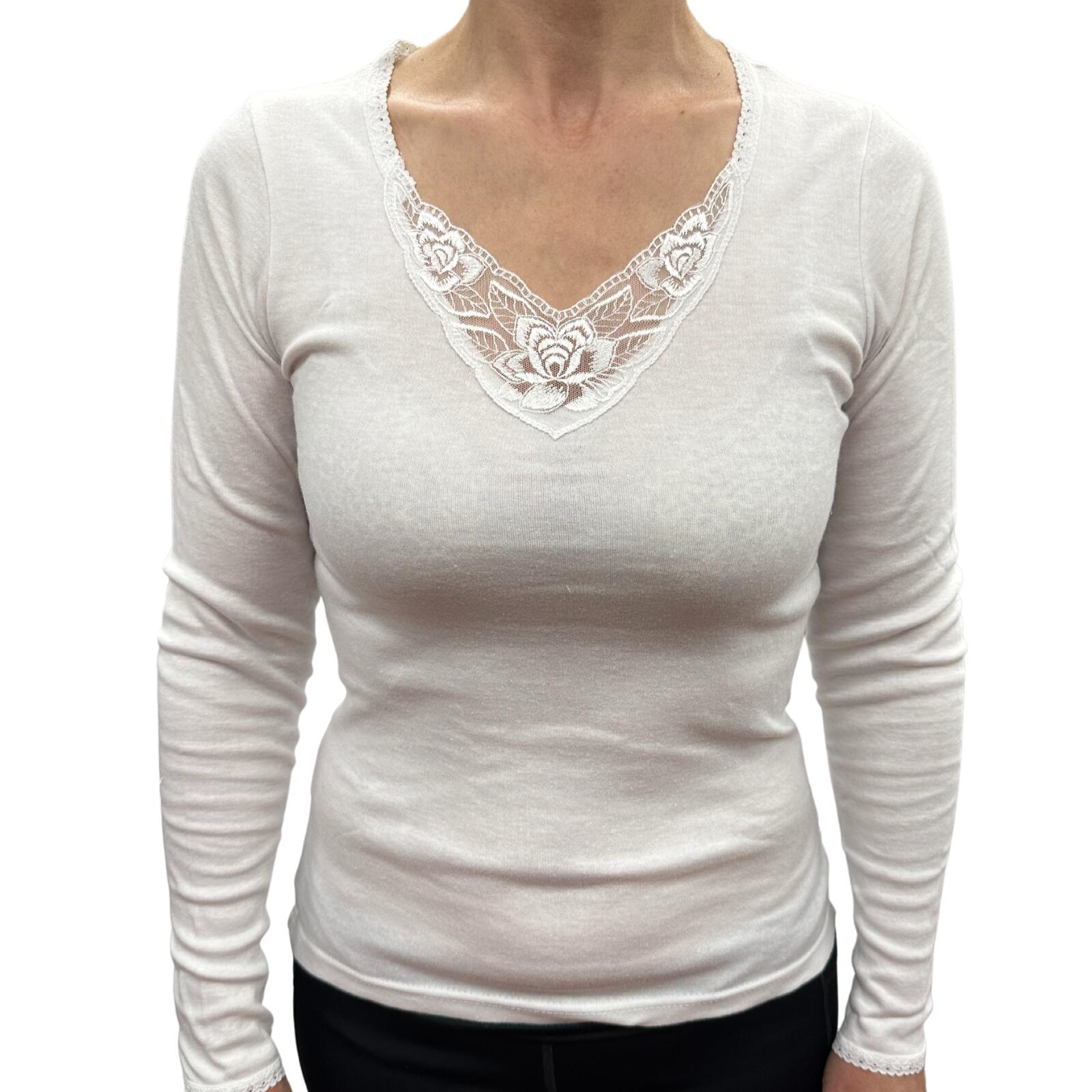 Thermo Fleece® Ladies Thermal Long Sleeve Top Poly Cotton Spencer