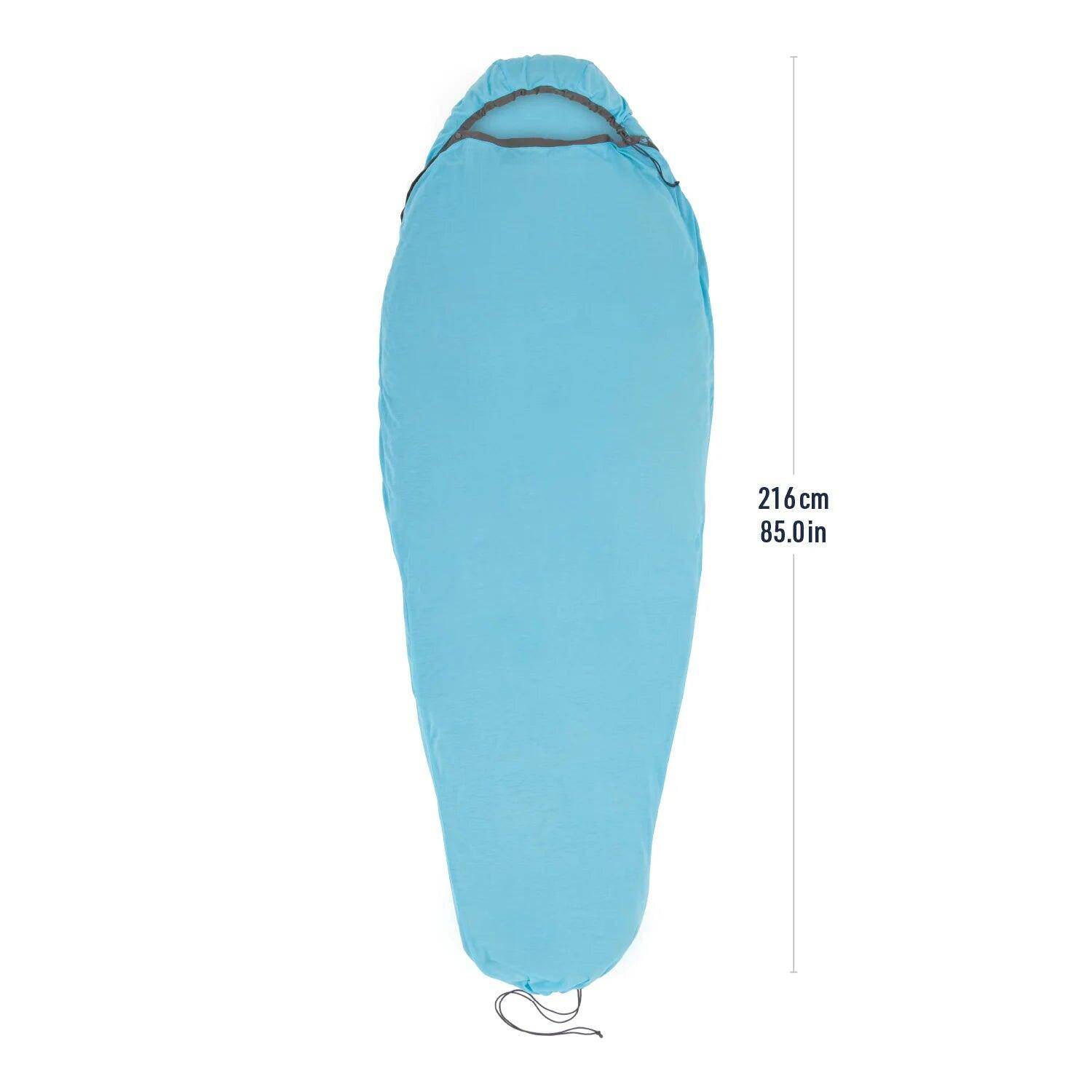 Sea to Summit Breeze Sleeping Bag Liner - Mummy Drawcord -  2