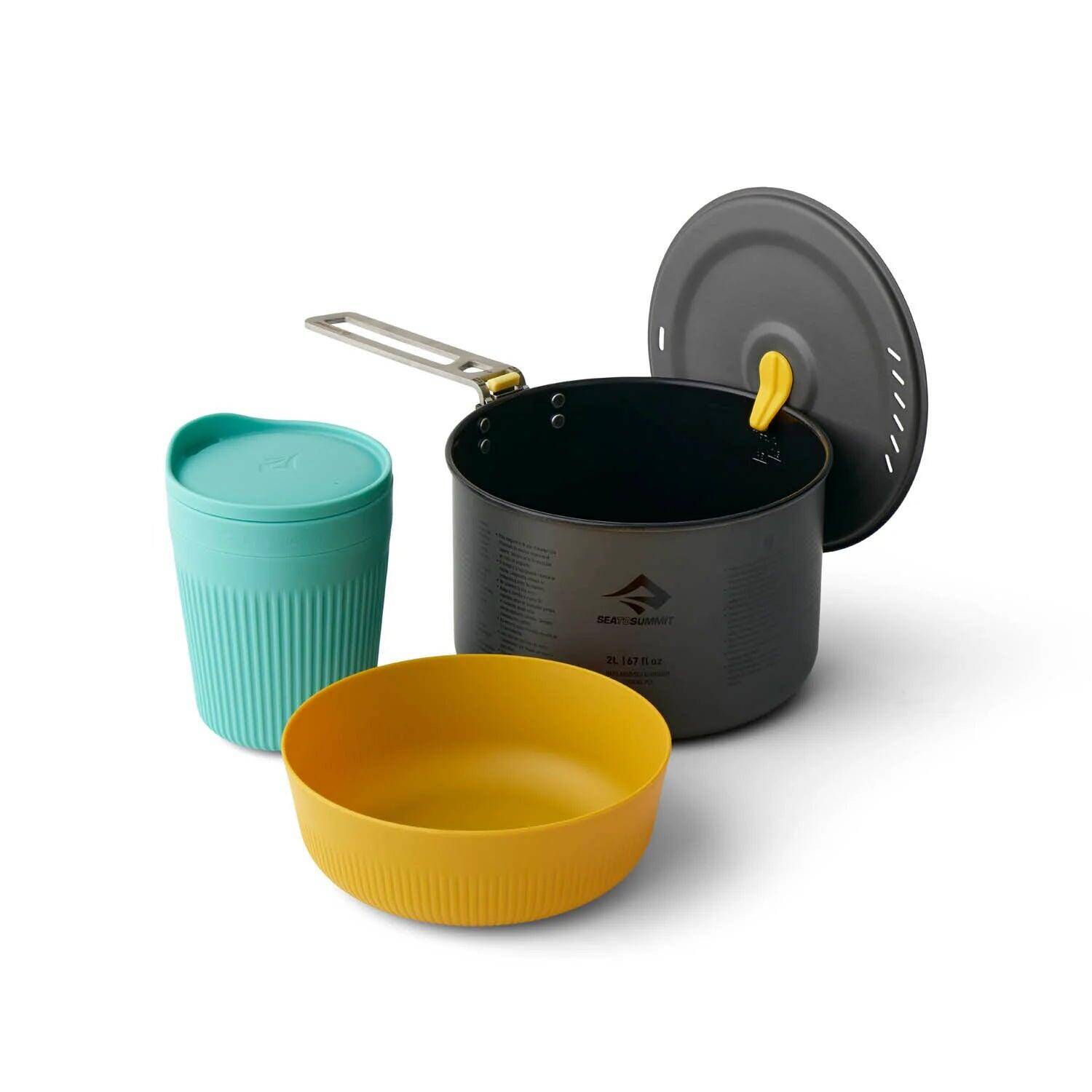 Sea to Summit Frontier Ultralight One Pot Cook Set - [3 Piece] 2L -  1