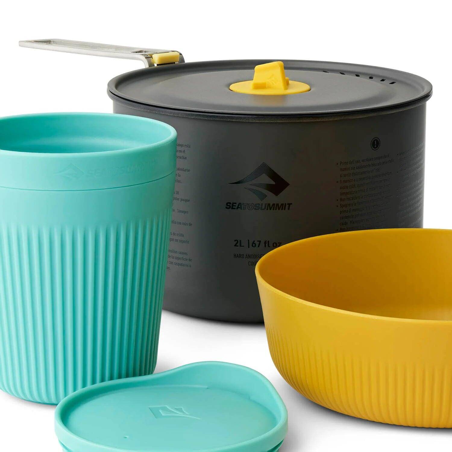 Sea to Summit Frontier Ultralight One Pot Cook Set - [3 Piece] 2L -  3