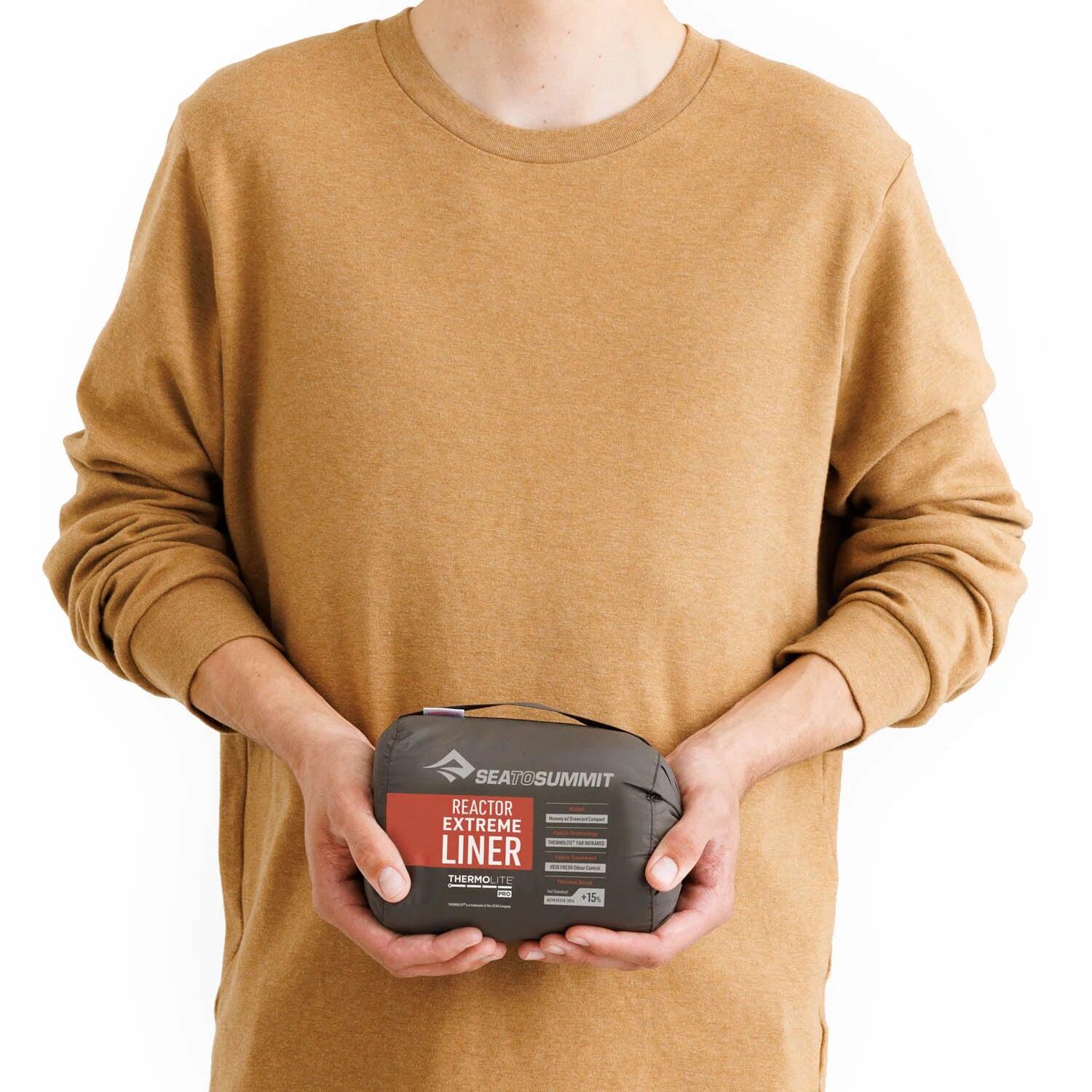 Sea to Summit Reactor Extreme Sleeping Bag Liner - Mummy Drawcord