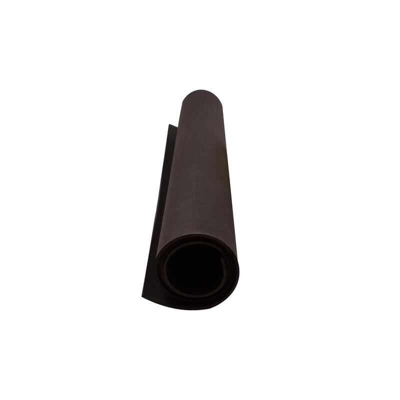 Suelo para Gimnasio SPORT PREMIUM Negro   Rollo 6mm 1,25x10m