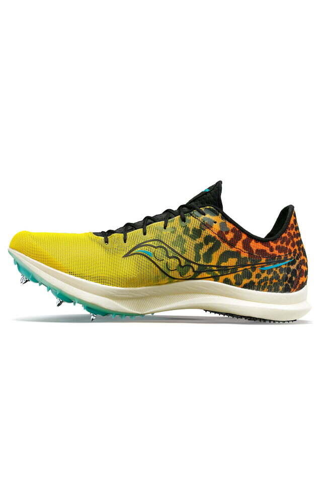 Saucony Mens Endorphin Cheetah Track Spike Spikes Running Racing Shoes