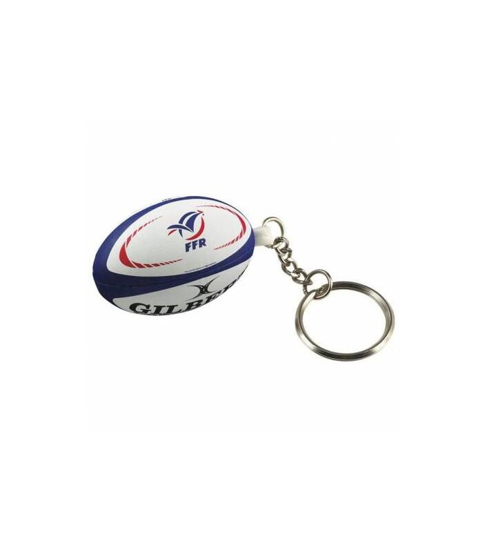 Gilbert France Foam Rugby Ball Keyring 2/2