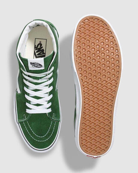 Vans Mens High Top Sk8-Hi Shoes Boots Sneakers Casual Green