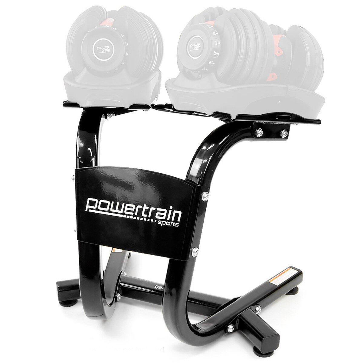 Powertrain Adjustable Dumbbells Stand Weight Plates