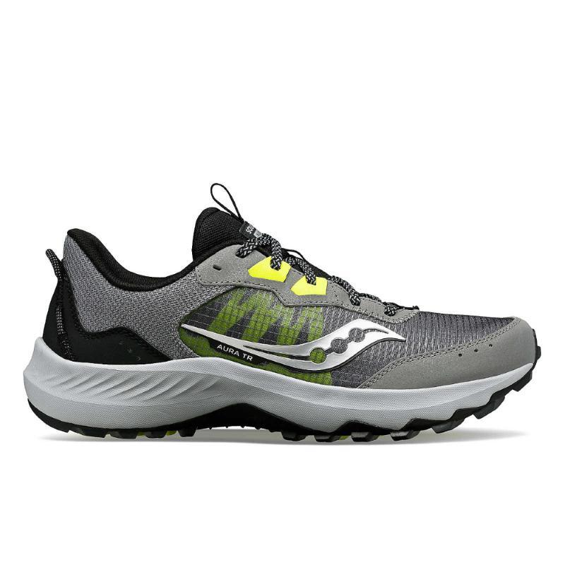 Zapatillas Trail Hombre Saucony Aura TR Gris