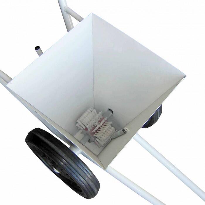Traceur de terrain 25L avec roue PVC et brosse intérieure 2/4