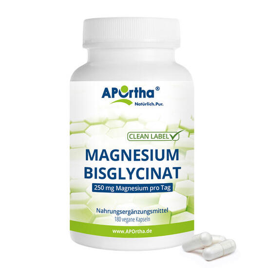 APOrtha® Magnesiumbisglycinat - 180 vegane Kapseln