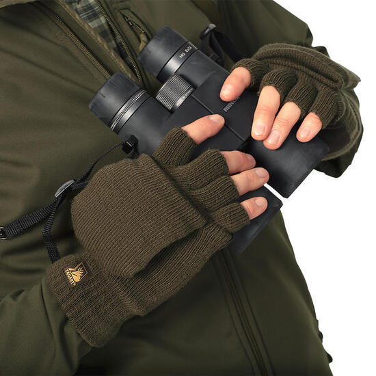 Gants de chasse unisexes Tagart Tatra isolés avec doigts ouverts