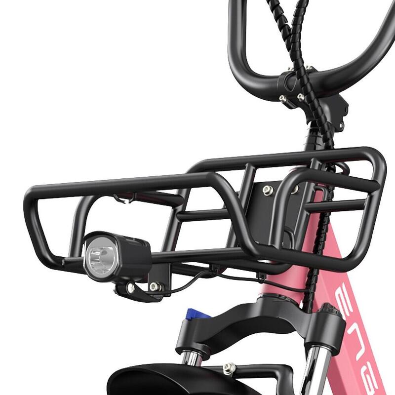 ENGWE L20 Bicicleta Eléctrica 20*4.0 pulgadas Neumático Montaña Rosa Rojo