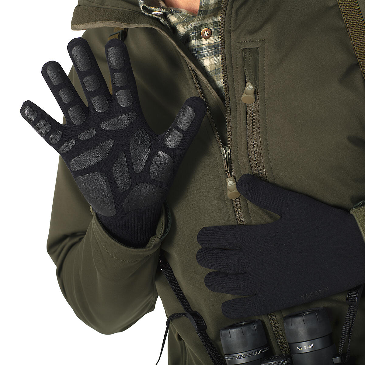 Gants de chasse pour hommes Tagart Grip Black avec membrane 2/4