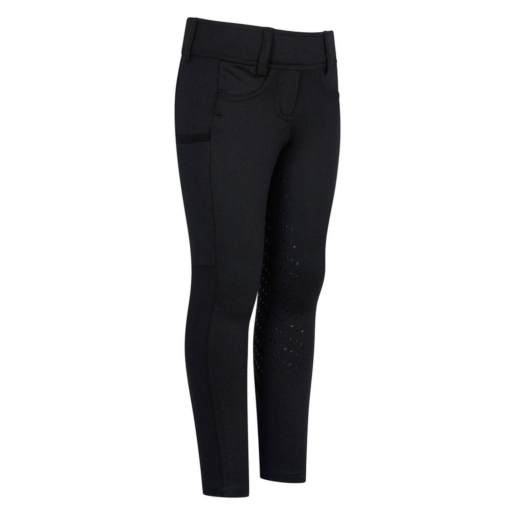 Girls' full grip riding leggings Easy Rider Rihanna