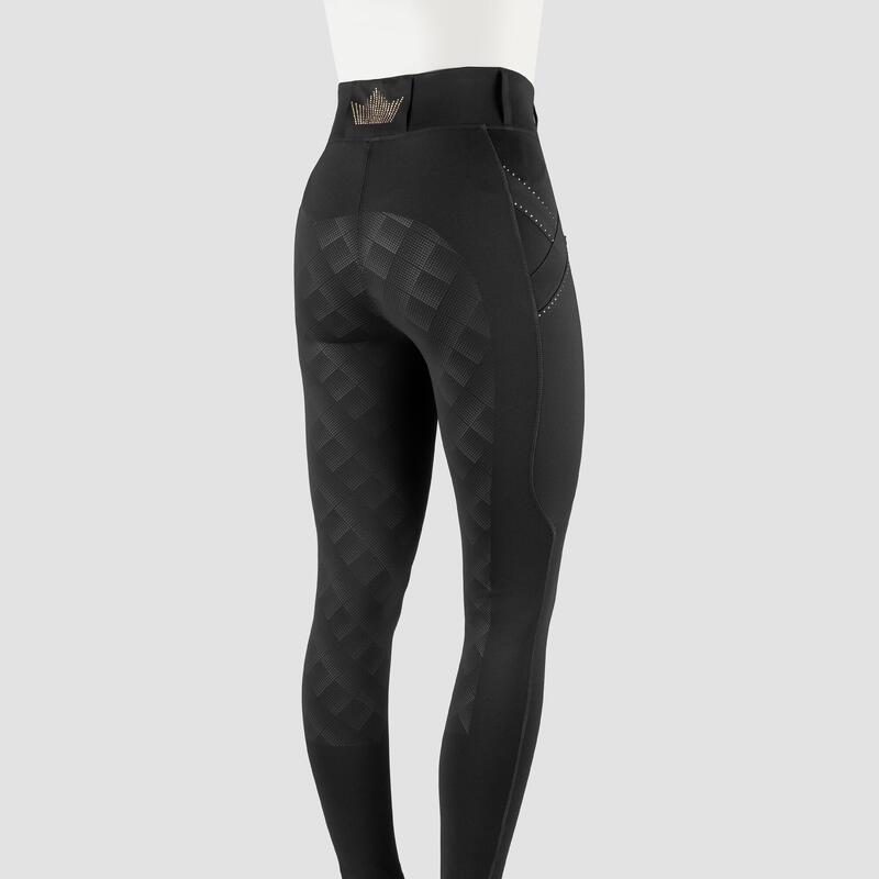 Horka Legging d'Équitation Momentum - Noir Rose