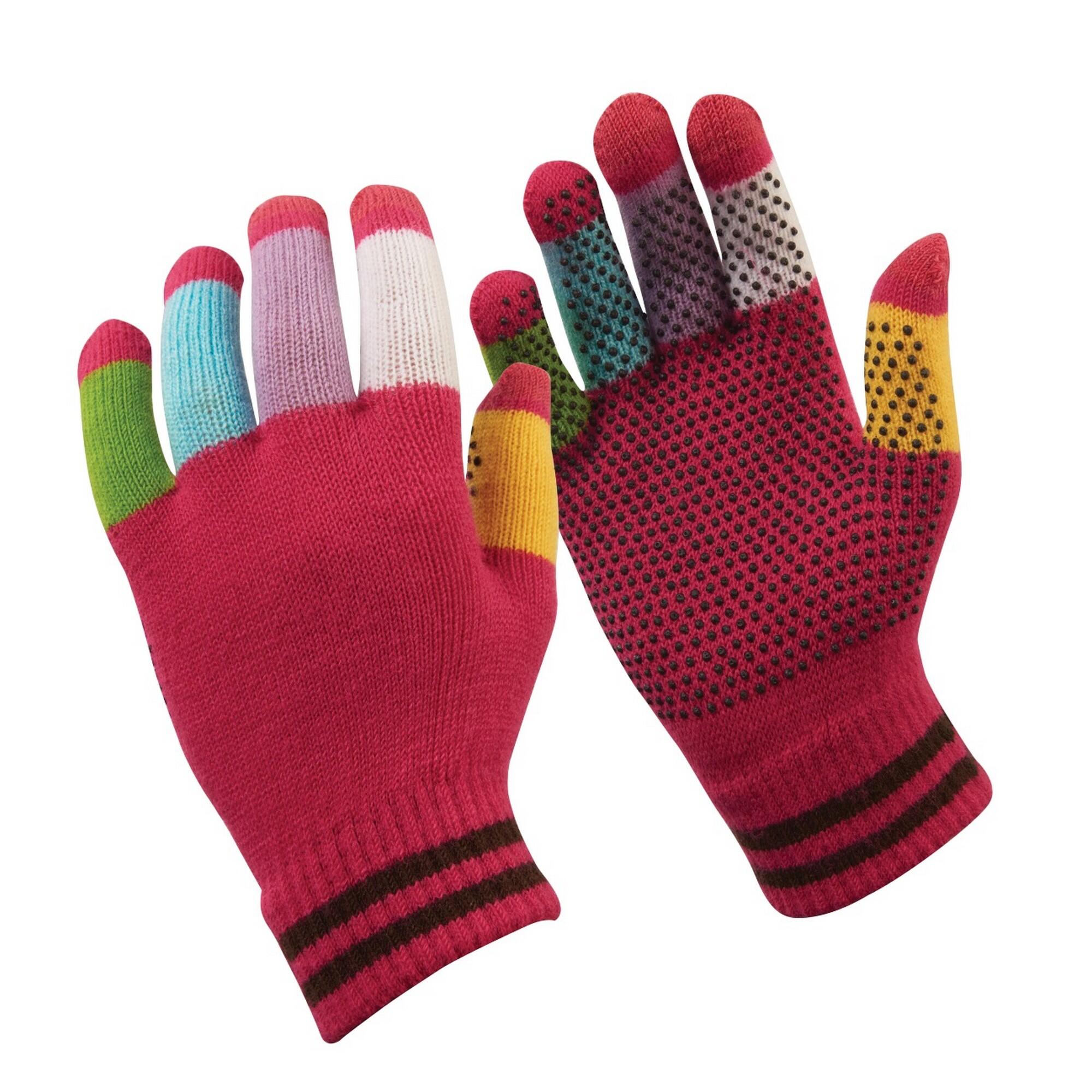 DUBLIN Magic Pimple Grip Riding Gloves (Multicoloured)