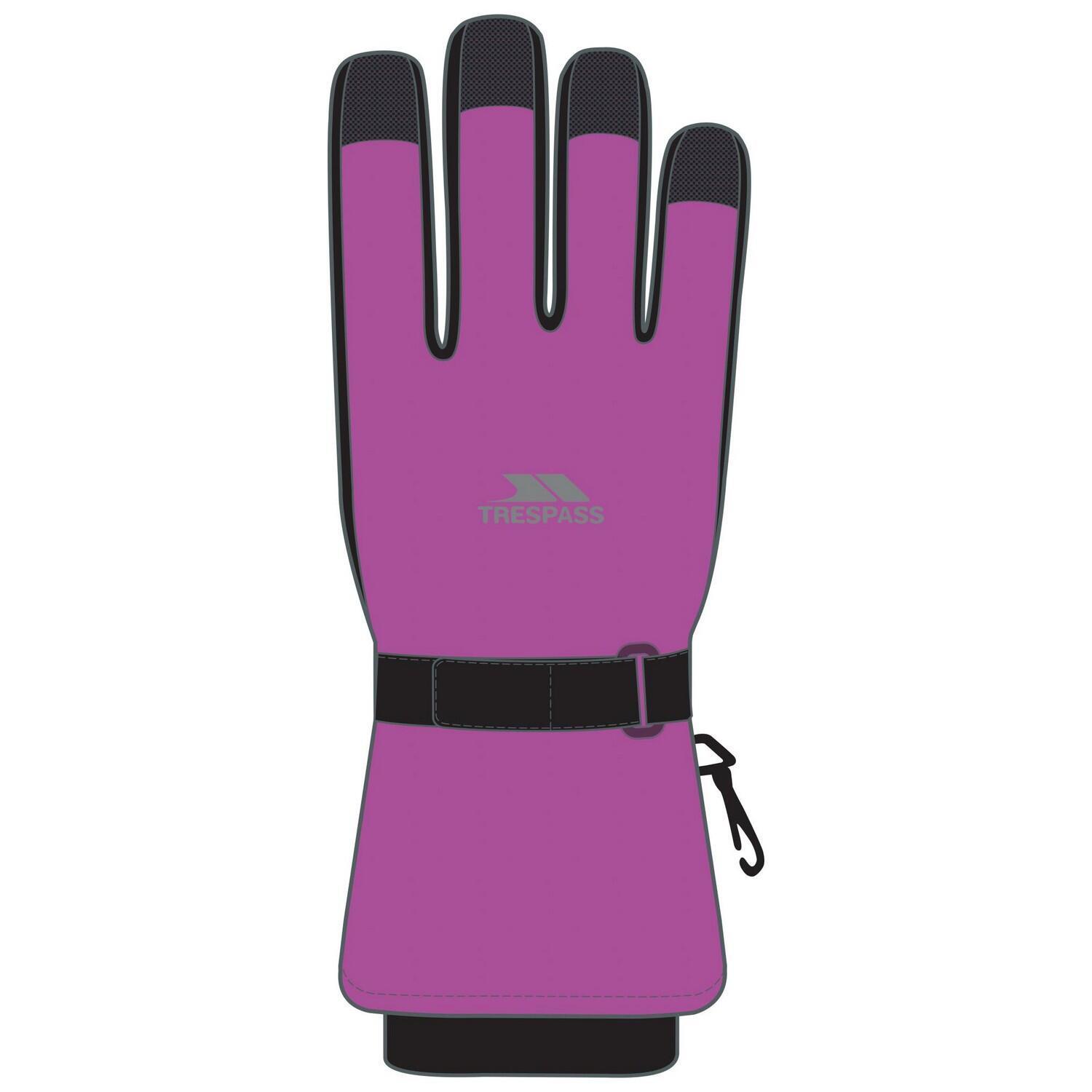 RURI Unisex ski gloves (Dark pink)