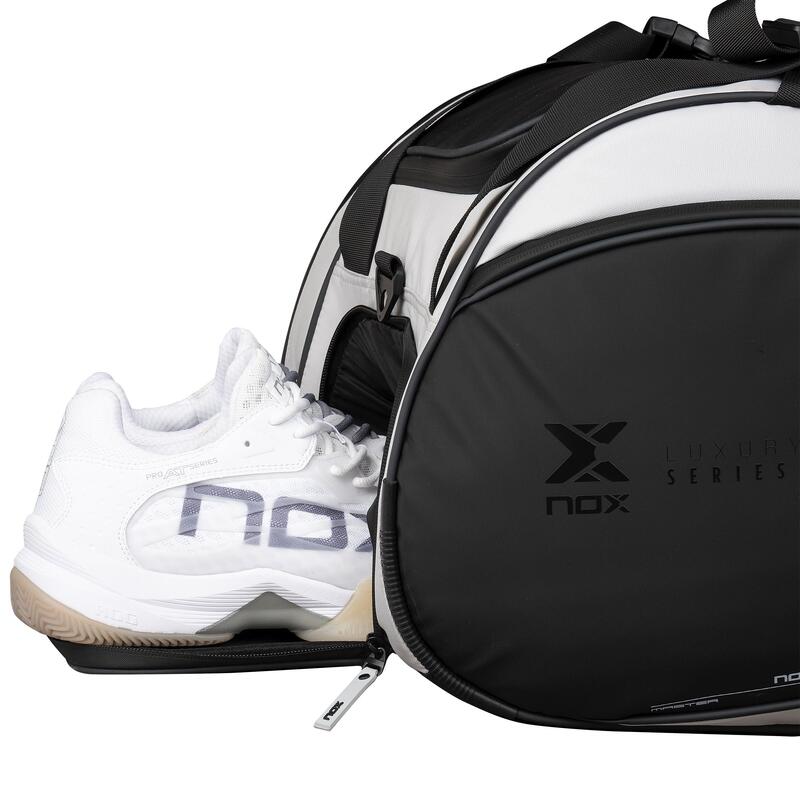 Saco de pádel Nox LUXURY MASTER SERIES BRANCO/PRETO