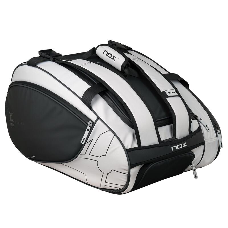Saco de pádel Nox LUXURY MASTER SERIES BRANCO/PRETO