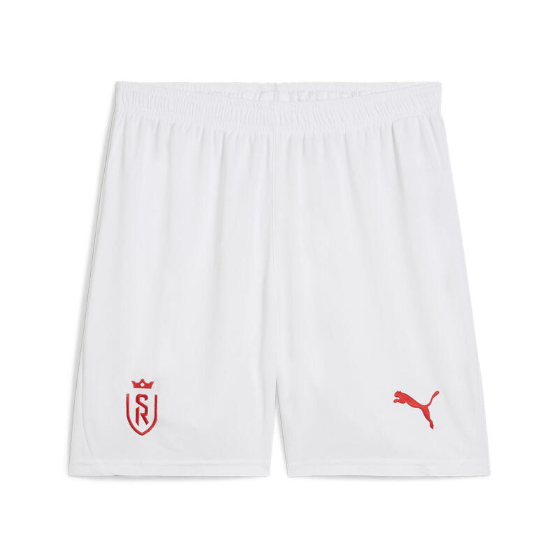 Shorts da calcio Stade Reims da uomo PUMA White Red