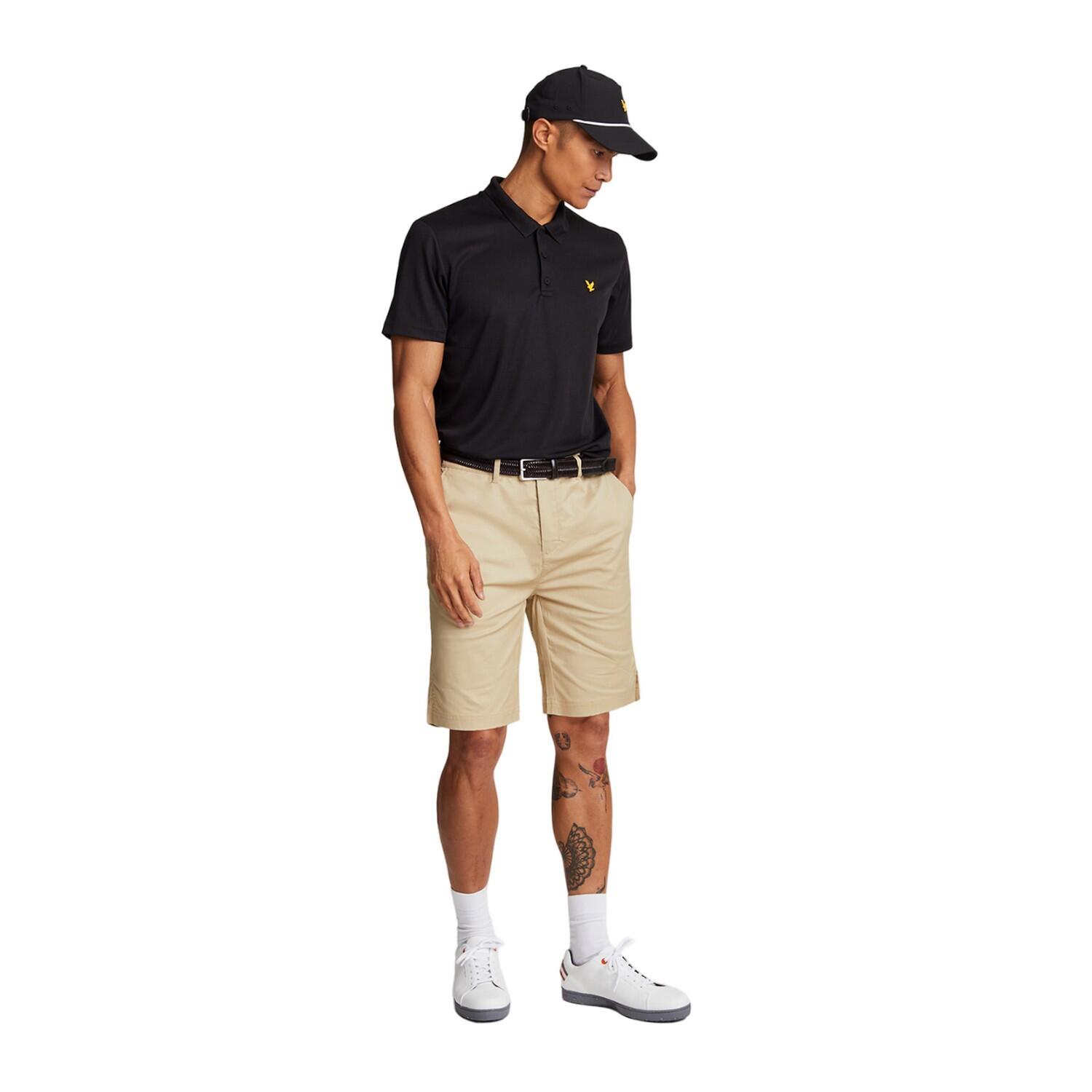 LYLE AND SCOTT Mens Chino Stretch Golf Shorts (Safari)