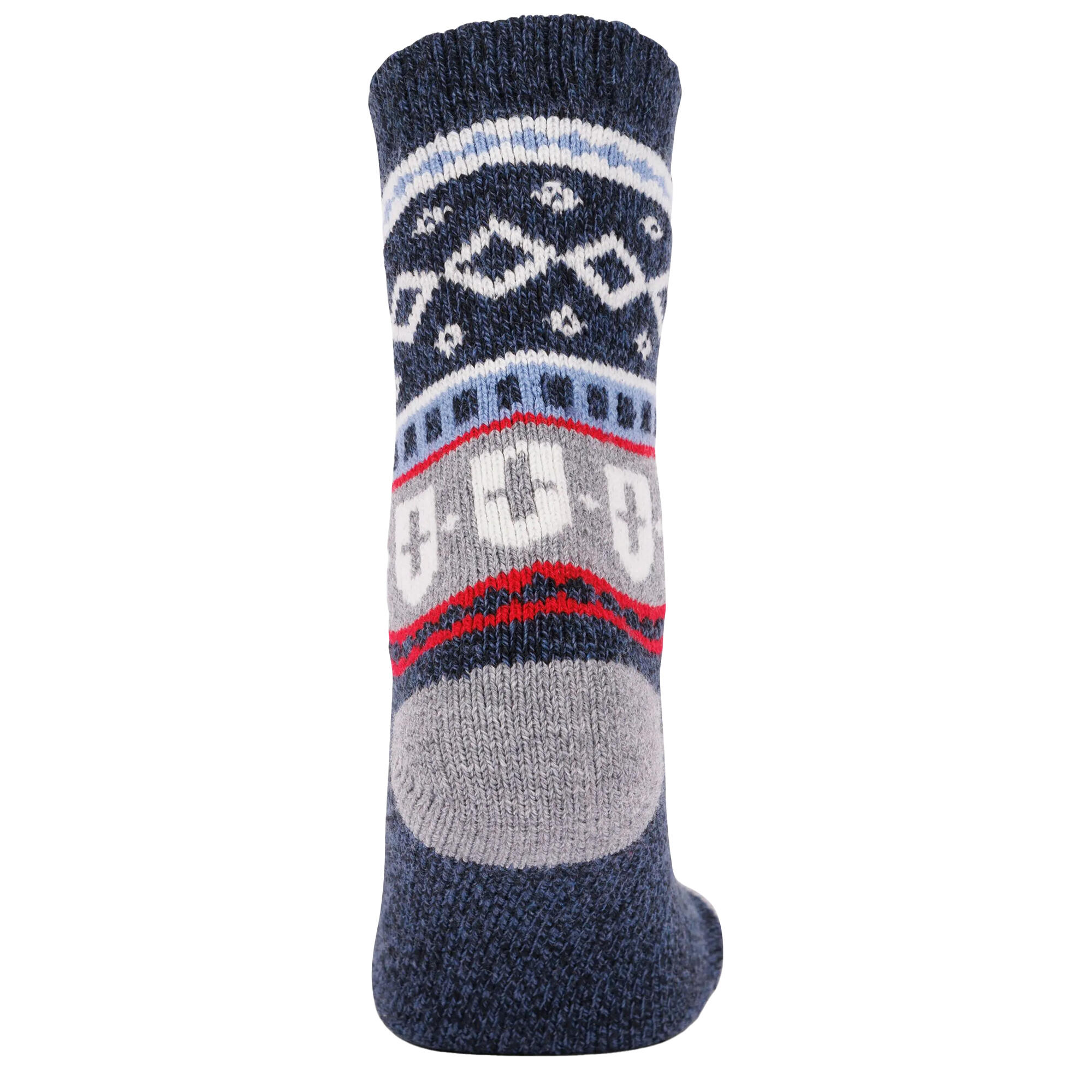 Unisex Adult Larsen Fair Isle Socks (Navy) 2/5