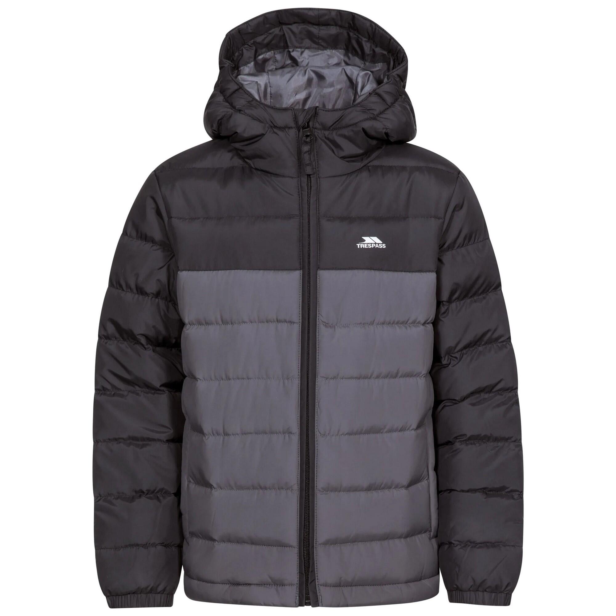 Trespass - Veste Matelassée Oskar Enfant (noir) - Doudoune Synthétique - Noir - 2-3 Ans - Decathlon