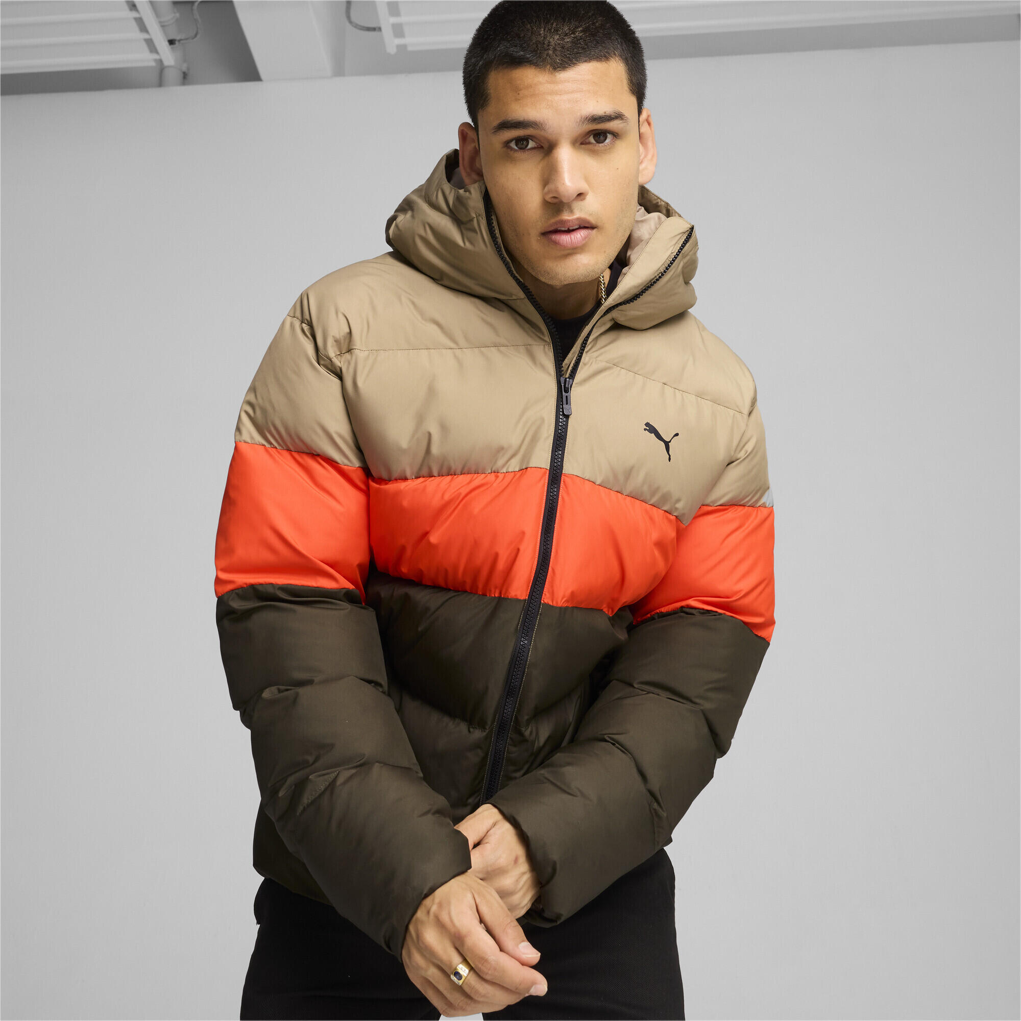 Męska kurtka ocieplana PUMA Dark Olive Green 5/7