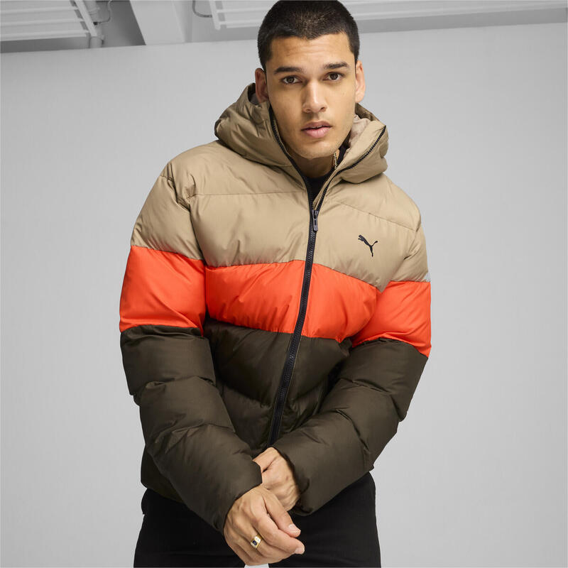 Jachetă puffer Bărbați PUMA Dark Olive Green