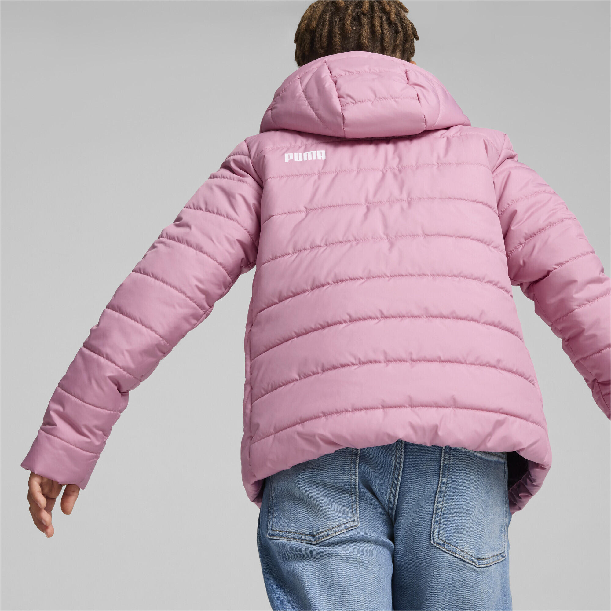 Giacca imbottita Essentials da ragazzo PUMA Mauved Out Pink 5/7
