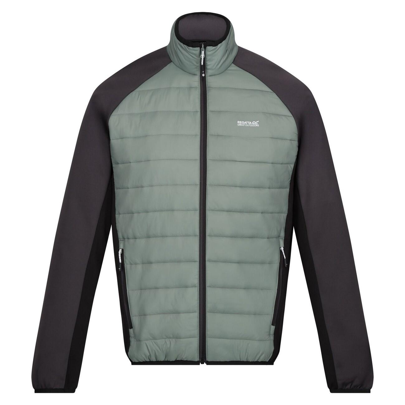 Casaco Clumber IV Full Zip Hybrid para homem Verde Agave / Cinza