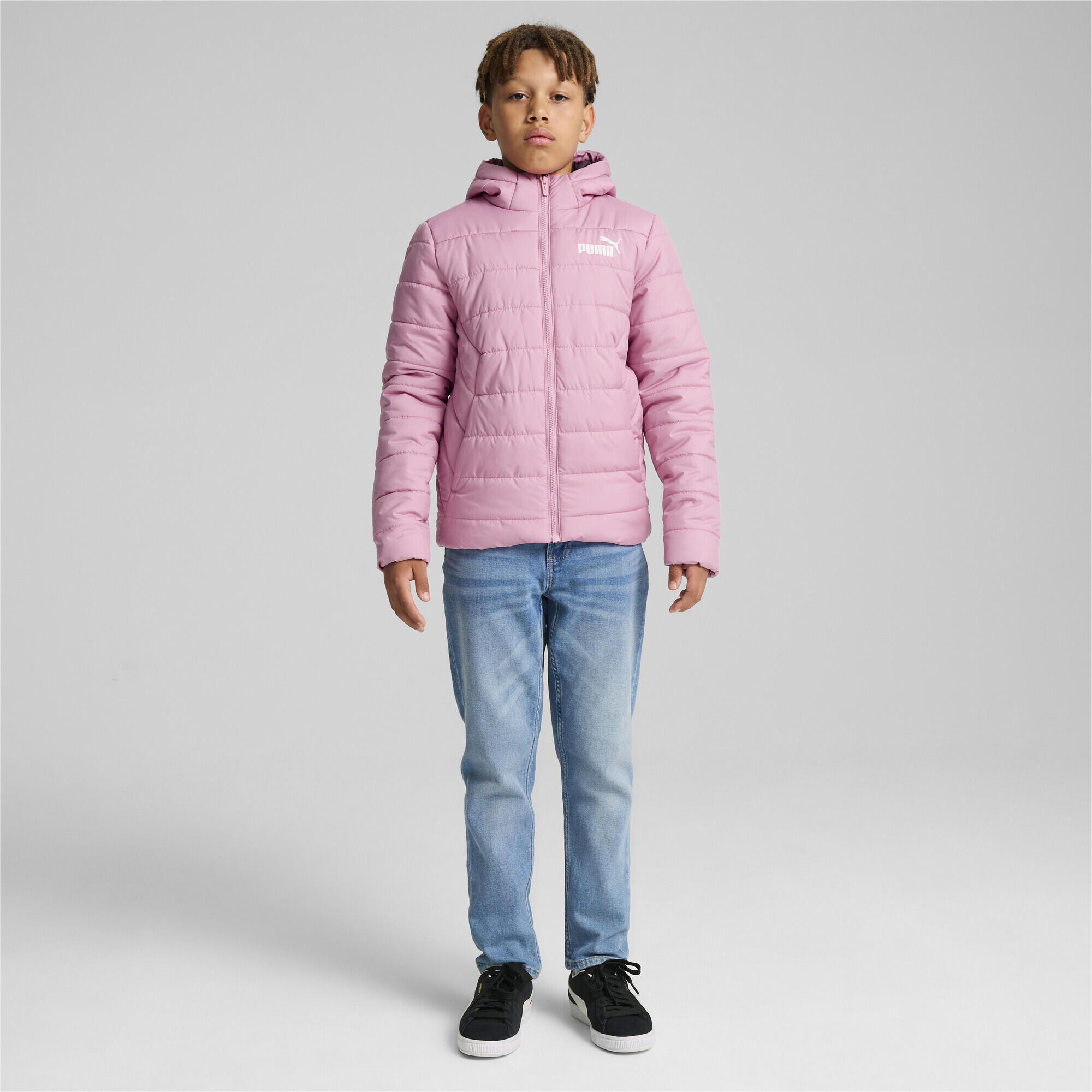 Giacca imbottita Essentials da ragazzo PUMA Mauved Out Pink 3/7