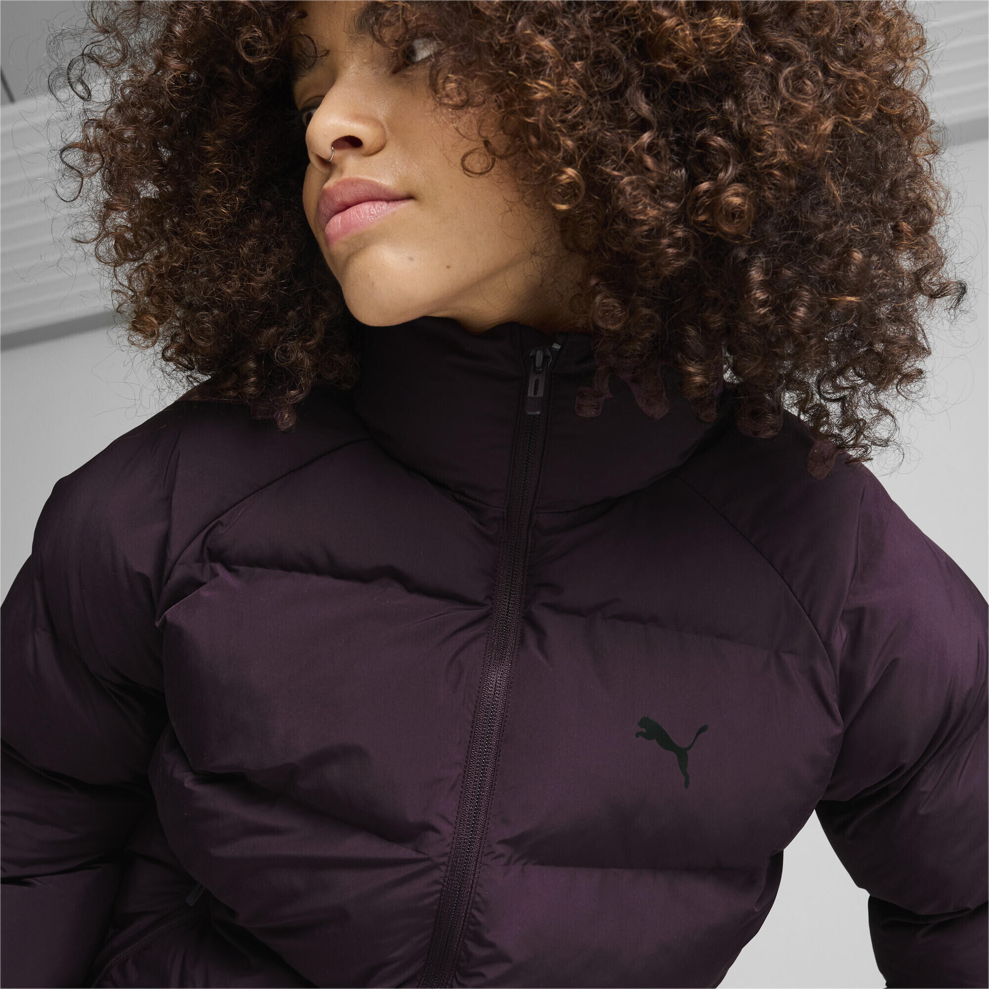 Monomaterial Jacke Damen PUMA Midnight Plum Purple 6/9