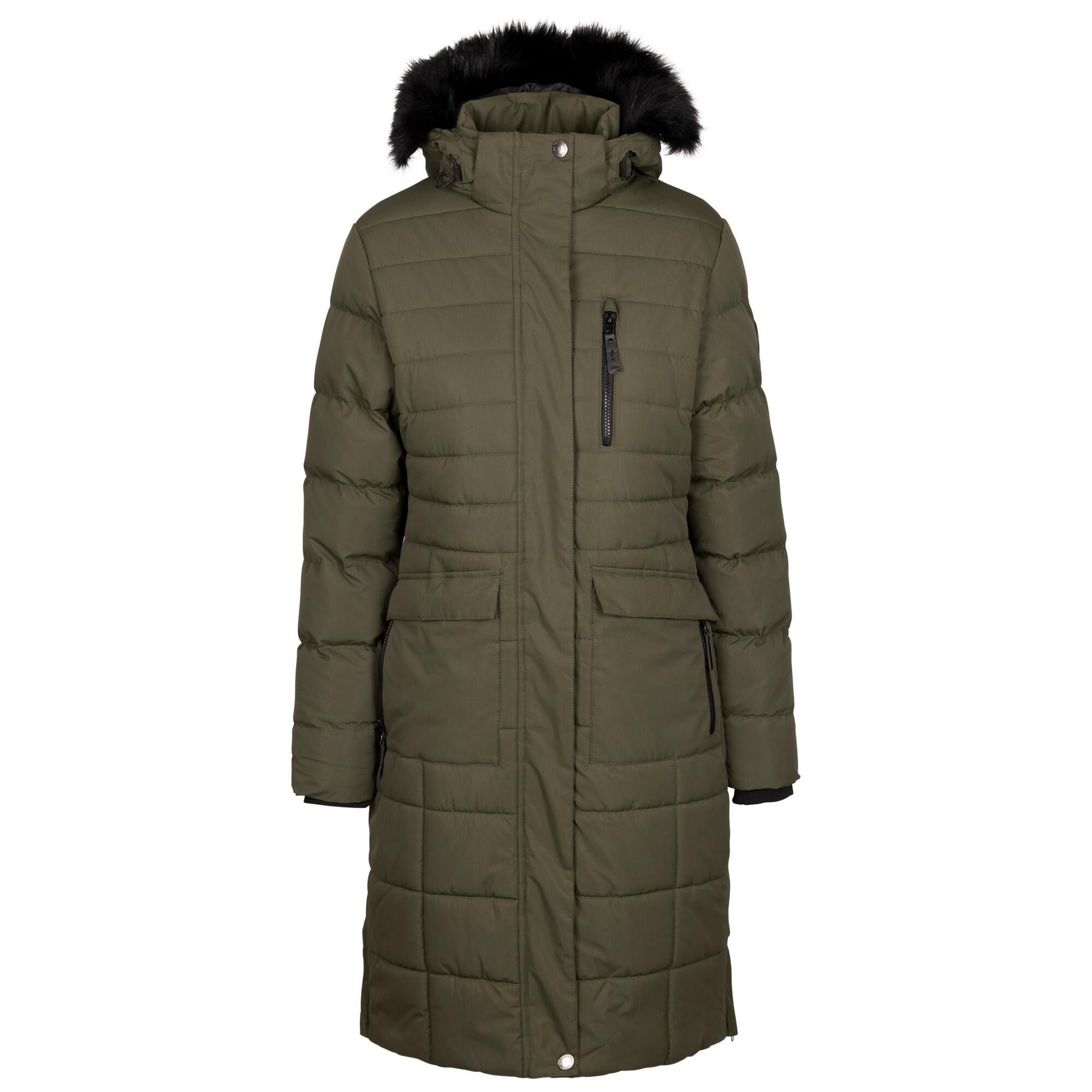 Trespass - Veste Matelassée Sasha Femme (vert Kaki) - Doudoune Synthétique - Vert - 34 2xs - Decathlon