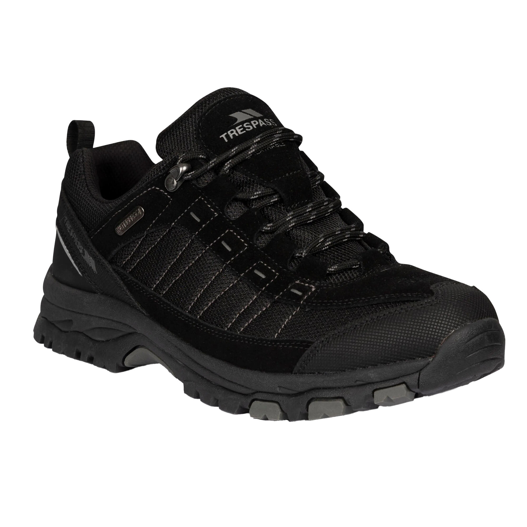 TRESPASS Mens Scarp Technical Trainers (Black)