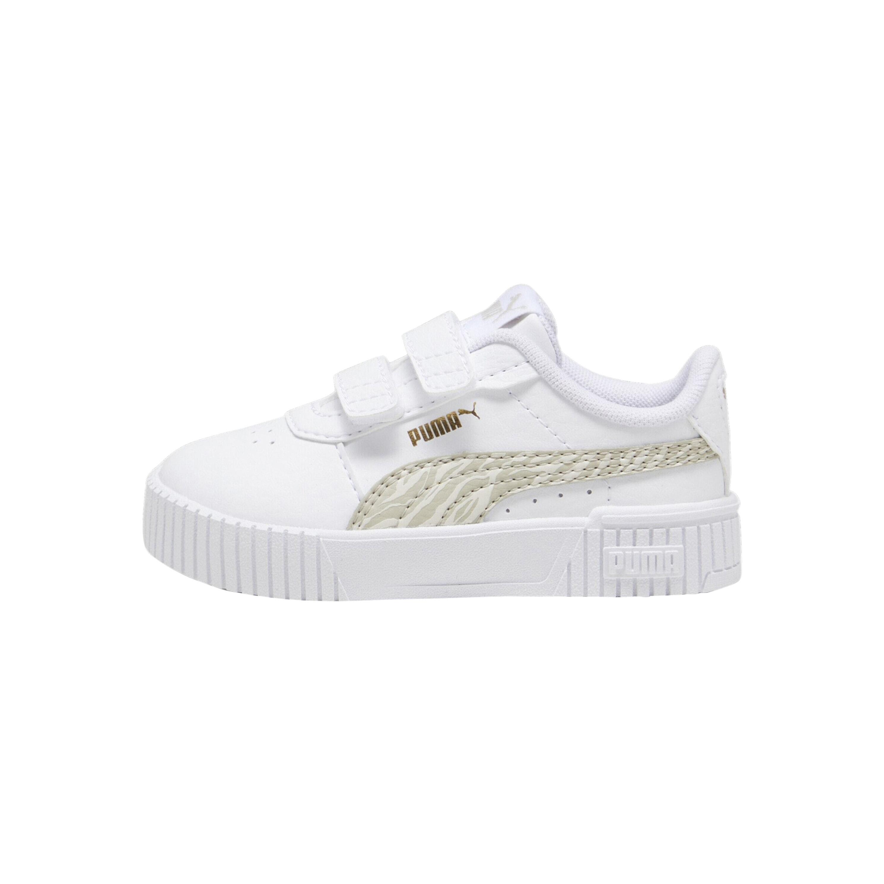 Puma - Basket Enfant À Scratches Puma Carina 2.0 Zebra V Inf - Baskets - Blanc - 21 - Decathlon