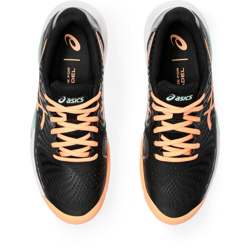 Zapatillas Asics Gel Challenger 14 Padel Negro Naranja Mujer -  - 37